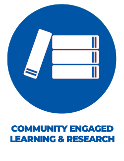 Community and engaged learning icon