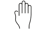 icon of a hand